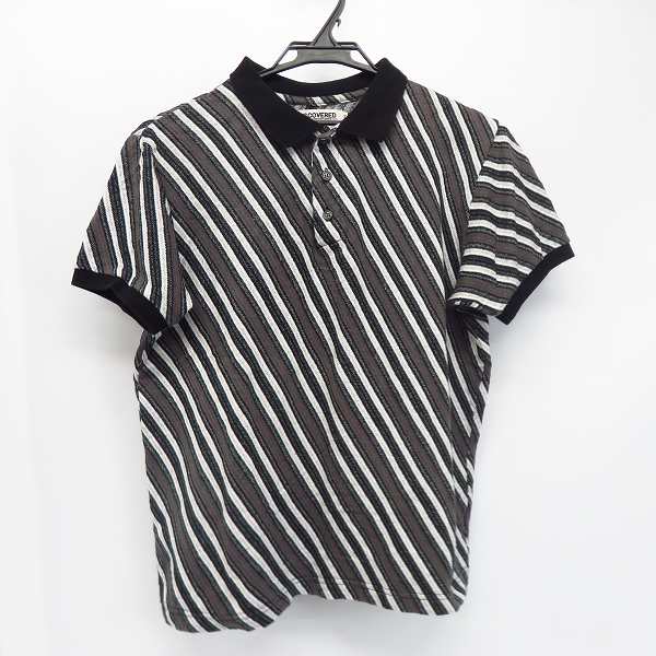 実際に弊社で買取させて頂いたDISCOVERED/ディスカバード 斜めストライプ 半袖 ポロシャツ トップス DC-S9-CU-02/M