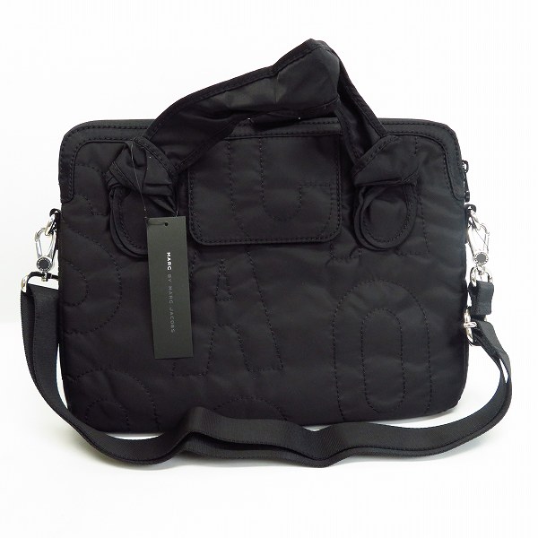 実際に弊社で買取させて頂いた【未使用】MARC BY MARC JACOBS/マークバイマークジェイコブス 2WAY PCケース/ブリーフケース M6PE004の画像 1枚目