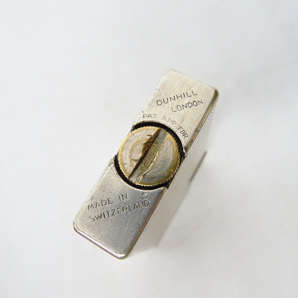 実際に弊社で買取させて頂いたdunhill/ダンヒル ロンドン SWITZERLAND製 オイルライターの画像 3枚目