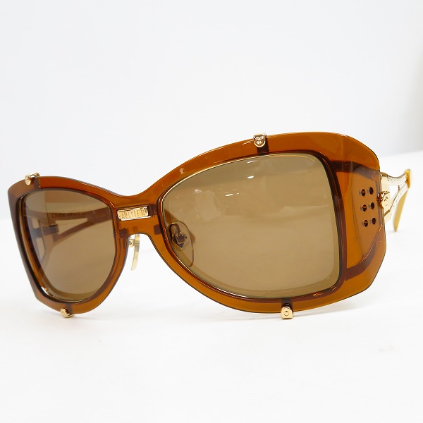 実際に弊社で買取させて頂いたJean Paul GAULTIER/ジャンポールゴルチエ ヴィンテージ 風防 サングラス ブラウン 56-6204
