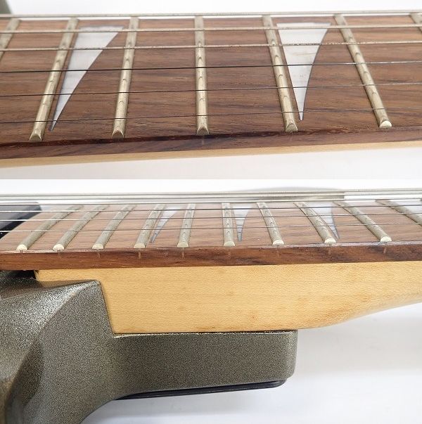 実際に弊社で買取させて頂いた★Jackson/ジャクソン Warrior/ウォーリアー 変形エレキギター ストリング・スルー・ボディ ソフトケース付の画像 3枚目