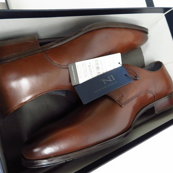実際に弊社で買取させて頂いたalfredoBANNISTER IN/アルフレッドバニスター プレーントゥシューズ/42の画像 8枚目