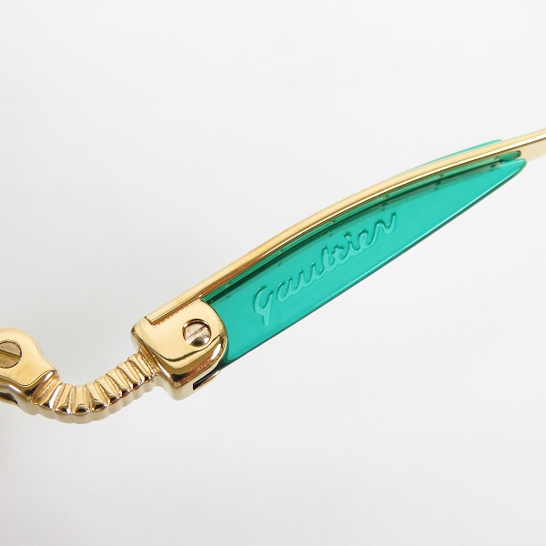 実際に弊社で買取させて頂いたJean Paul GAULTIER/ジャンポールゴルチエ ヴィンテージ サングラス ゴールド 56-8103の画像 7枚目