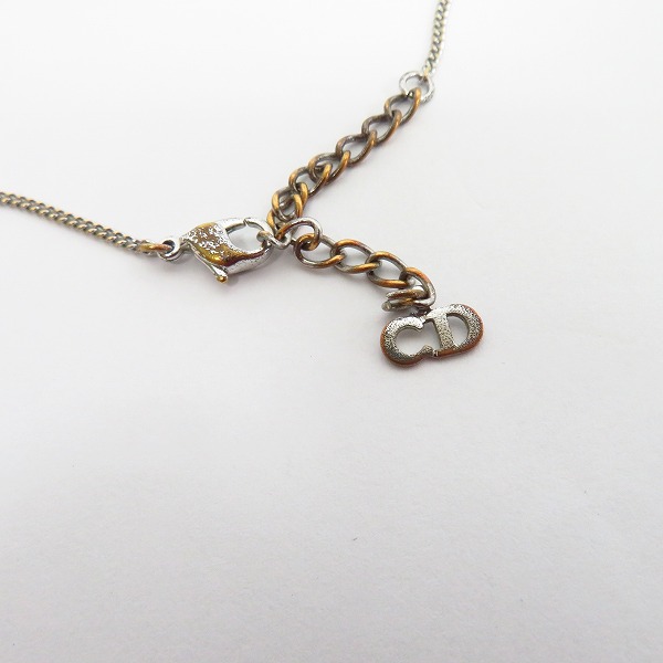 実際に弊社で買取させて頂いたChristian Dior/クリスチャンディオール ロゴチャーム ブレスレット シルバーの画像 2枚目