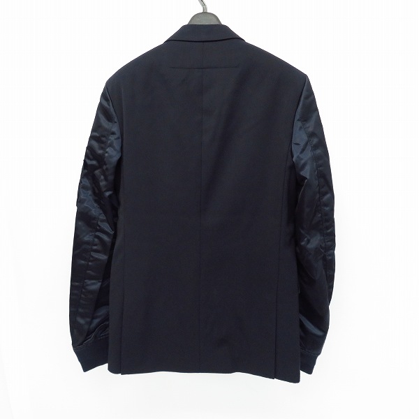 実際に弊社で買取させて頂いた【JPタグ】GIVENCHY/ジバンシー MA-1袖 切替え 2B ジャケット 15S 3242 021/46の画像 1枚目
