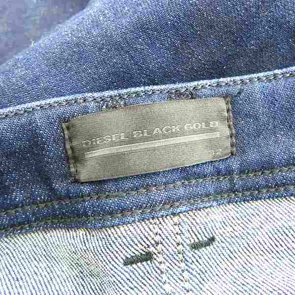 実際に弊社で買取させて頂いたDIESEL BLACK GOLD/ディーゼルブラックゴールド ボタンフライ レザーパッチ TYPE-2614/32の画像 3枚目