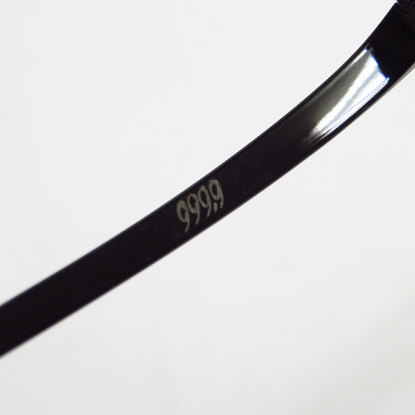 実際に弊社で買取させて頂いた999.9/フォーナインズ 眼鏡/メガネフレーム アイウェア リムレスフレーム O-40Tの画像 6枚目