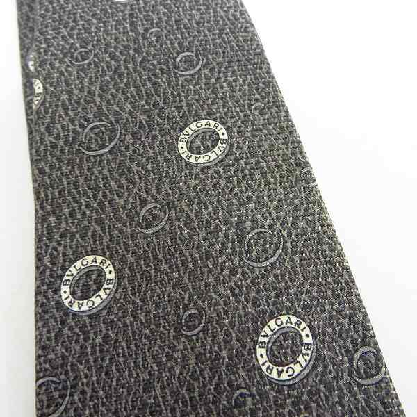 実際に弊社で買取させて頂いたBVLGARI/ブルガリ シルク 100％ 総柄ネクタイの画像 4枚目
