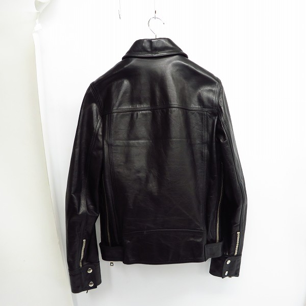実際に弊社で買取させて頂いた【JPタグ】BALMAIN/バルマン バイカー シングル ライダースジャケット 48の画像 1枚目