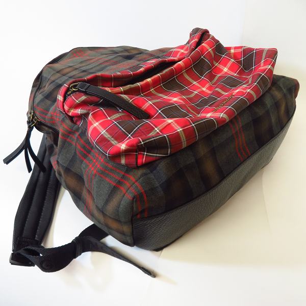 実際に弊社で買取させて頂いたGIVENCHY/ジバンシー チェック バックパック/リュックサックの画像 2枚目