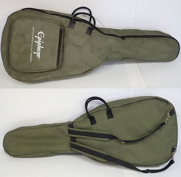 実際に弊社で買取させて頂いた★Epiphone/エピフォン EJ-160E/VC John Lennon/ジョンレノンモデル エレアコ/アコースティックギター ソフトケース付の画像 9枚目