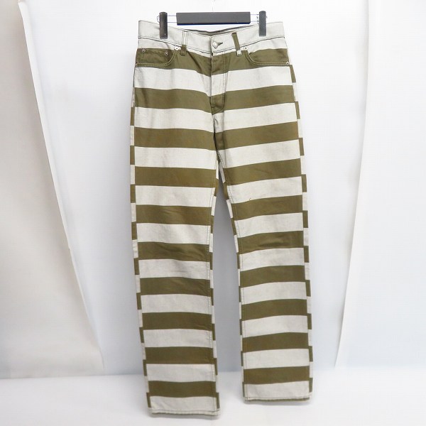 実際に弊社で買取させて頂いたHELMUT LANG/ヘルムートラング 99年 囚人パンツ プリズナーデニム 32