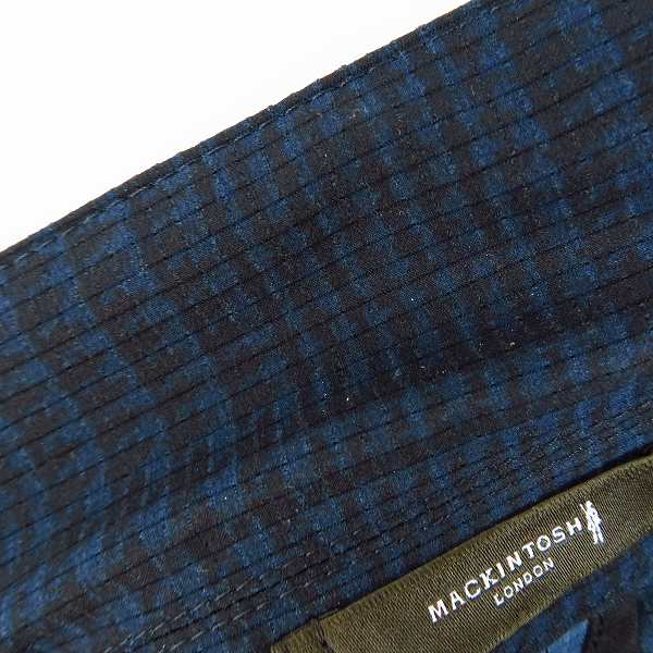 実際に弊社で買取させて頂いたMACKINTOSH/マッキントッシュ ULTRA LIGHT SUITS クールドッツ 2B テーラードジャケット G1E56-717-28/40の画像 5枚目