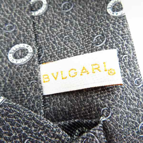 実際に弊社で買取させて頂いたBVLGARI/ブルガリ シルク 100％ 総柄ネクタイの画像 2枚目