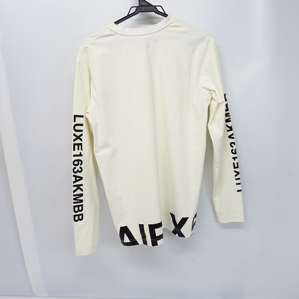 実際に弊社で買取させて頂いたAKM×BROWN BUNNY/エーケーエム×ブラウンバニー 袖プリント 長袖 Tシャツ/ロンT AJ088/Lの画像 1枚目