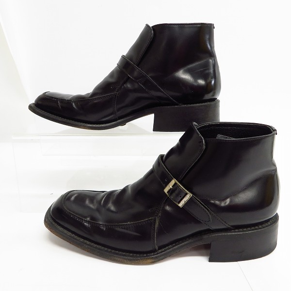実際に弊社で買取させて頂いたalfredoBANNISTER/アルフレッドバニスター レザーモンクストラップブーツ/42の画像 3枚目