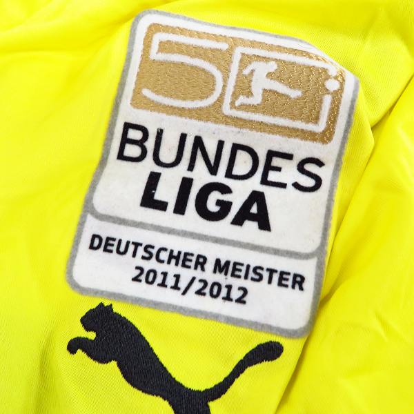 実際に弊社で買取させて頂いたPUMA/プーマ/KAPPA/カッパ ドルトムント #10 マリオ・ゲッツェ 半袖ユニフォーム/トラックジャージ/S/M/2点セットの画像 3枚目