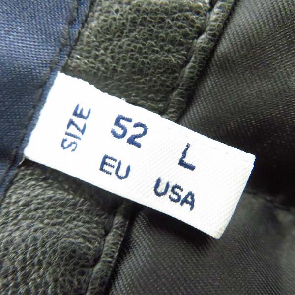 実際に弊社で買取させて頂いた【JPタグ】ARMANI JEANS/アルマーニジーンズ シングル ライダースジャケット Lの画像 3枚目