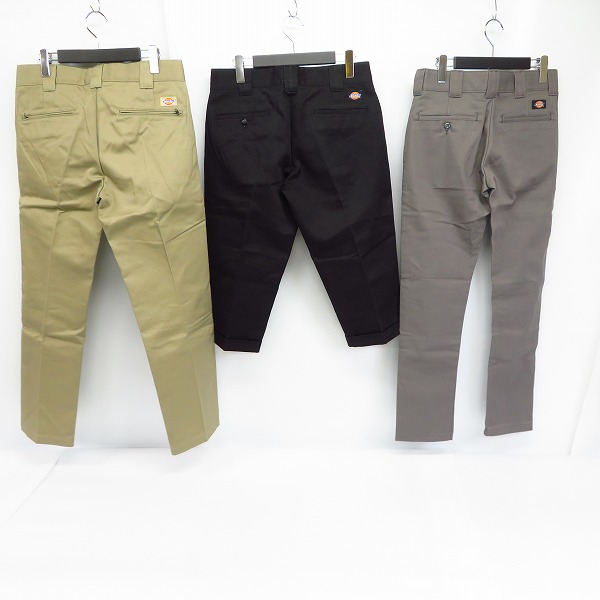 実際に弊社で買取させて頂いたDickies/ディッキーズ ワークパンツ ブラック/ベージュ/グレー 3点セットの画像 1枚目
