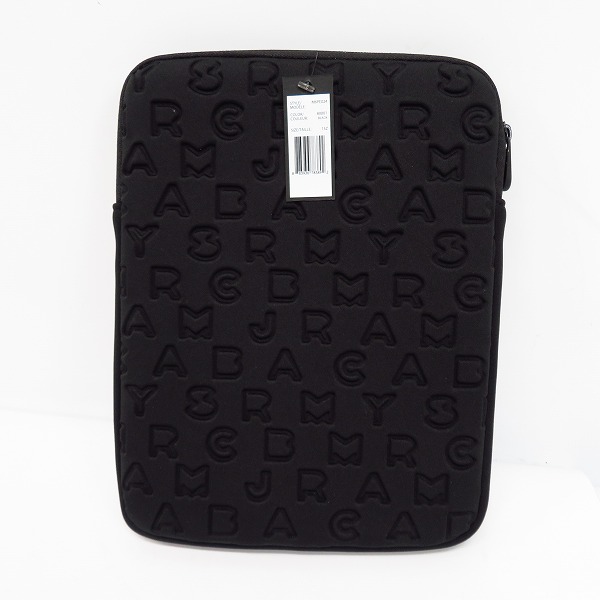 実際に弊社で買取させて頂いた【未使用】MARC BY MARC JACOBS/マークバイマークジェイコブス PC タブレットケース ブラック M6PE024の画像 1枚目