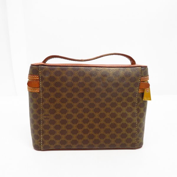 実際に弊社で買取させて頂いたCELINE/セリーヌ マカダム柄 PVC バニティハンドバッグ の画像 1枚目