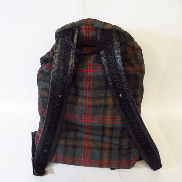 実際に弊社で買取させて頂いたGIVENCHY/ジバンシー チェック バックパック/リュックサックの画像 1枚目