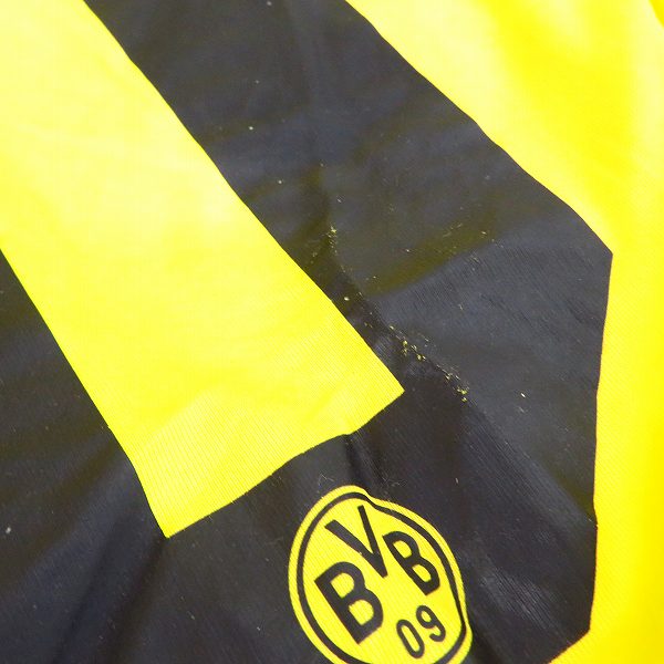 実際に弊社で買取させて頂いたPUMA/プーマ/KAPPA/カッパ ドルトムント #10 マリオ・ゲッツェ 半袖ユニフォーム/トラックジャージ/S/M/2点セットの画像 5枚目