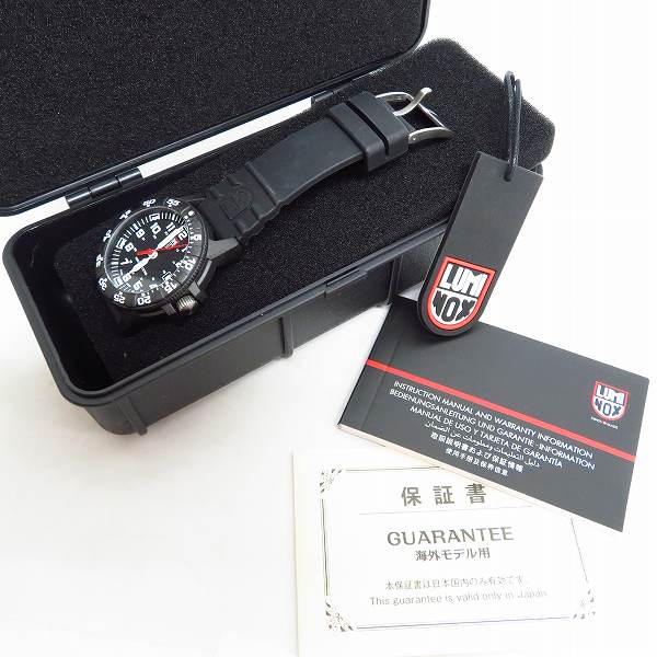 実際に弊社で買取させて頂いたLUMINOX/ルミノックス Ref.0301 LEATHERBACK SEA TURTLE GIANT 0300 SERIESの画像 8枚目