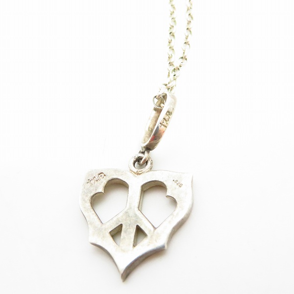 実際に弊社で買取させて頂いたLoree Rodkin/ローリーロドキン ゴシックピースハート ネックレス ペンダント の画像 2枚目