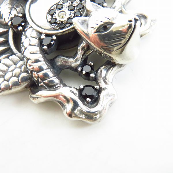 実際に弊社で買取させて頂いたBloody Mary/ブラッディマリー KAI 2008Xmas 太極図 ペンダントトップの画像 5枚目