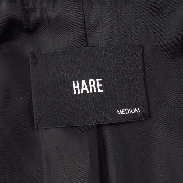 実際に弊社で買取させて頂いたHARE/ハレ ウール混チェスターコート HA030061AD/Mの画像 2枚目