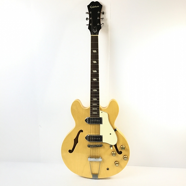 実際に弊社で買取させて頂いた★Epiphone/エピフォン Casino NA カジノ フルアコ エレキギター 動作確認済みの画像 1枚目