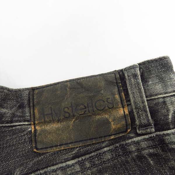 実際に弊社で買取させて頂いたHYSTERICS/ヒステリックス スタッズ装飾 スリム デニムパンツ size：XXS の画像 2枚目