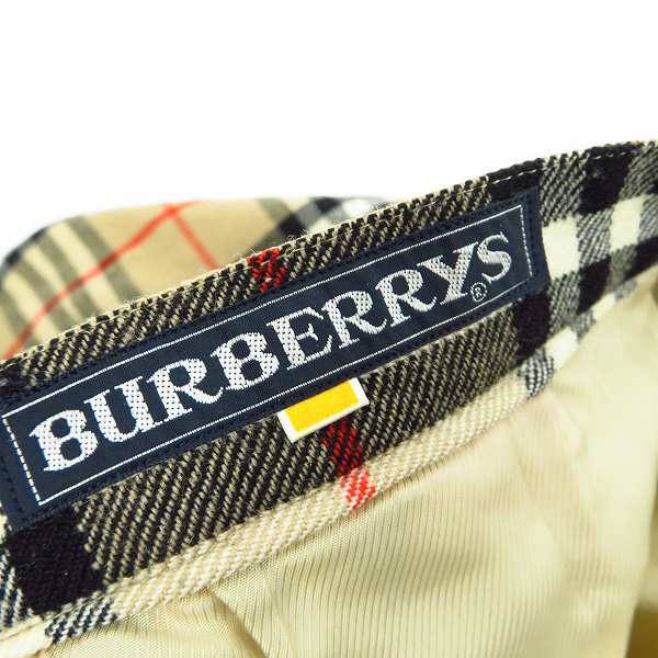 実際に弊社で買取させて頂いた【カスタム】BURBERRY/バーバリー ウールフリルスカート/バーバリーチェックの画像 4枚目