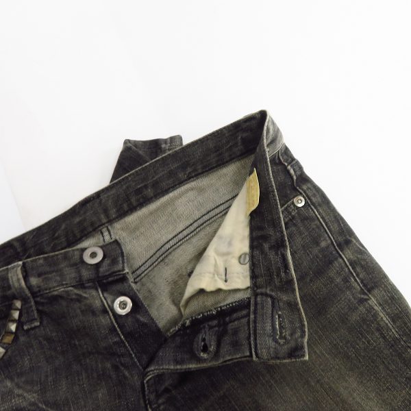 実際に弊社で買取させて頂いたHYSTERICS/ヒステリックス スタッズ装飾 スリム デニムパンツ size：XXS の画像 6枚目