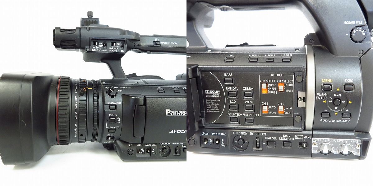 Panasonic/パナソニック AG-AC160A 業務用 AVCHDメモリーカード カメラ