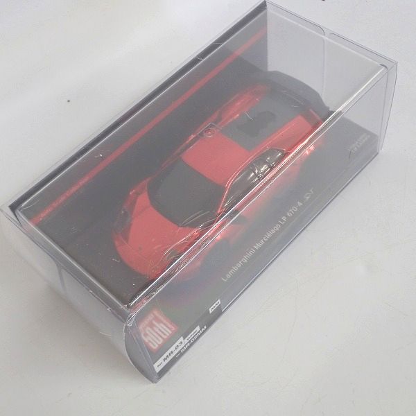 実際に弊社で買取させて頂いた【未開封】京商 ミニッツ オートスケール ランボルギーニ ムルシエラゴ LP670-4 SV クロームレッド 50周年記念モデルの画像 7枚目