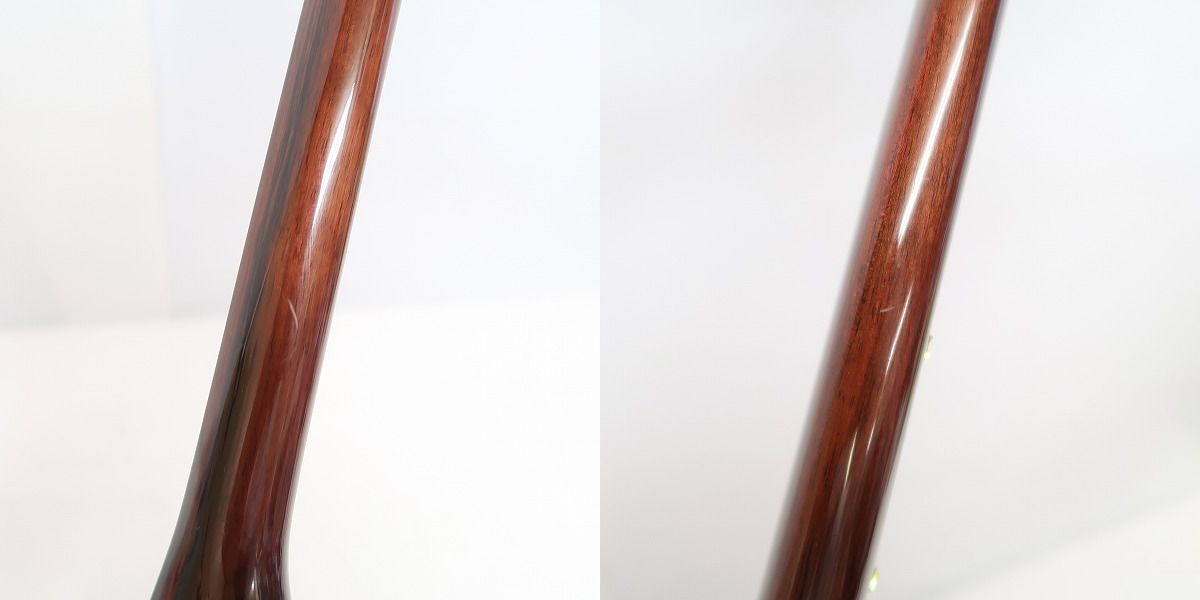 実際に弊社で買取させて頂いた★沖縄伝統楽器 三線 プリント蛇皮 和楽器の画像 6枚目