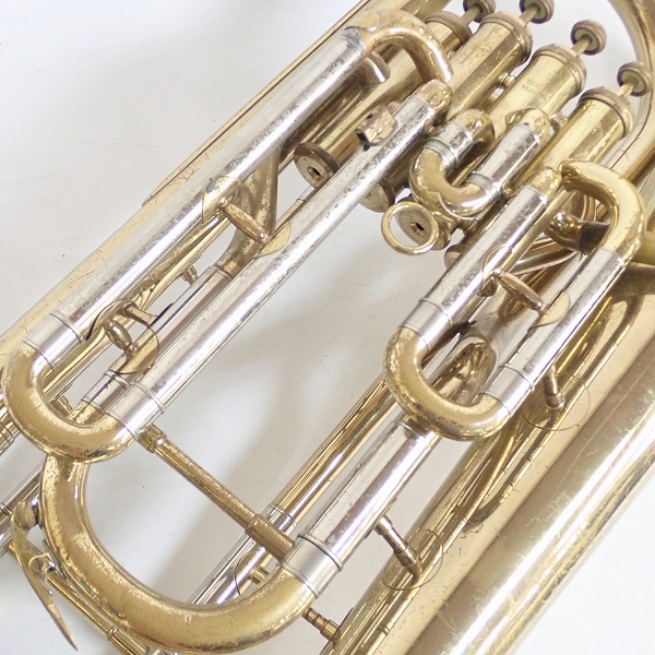 実際に弊社で買取させて頂いた★【ジャンク】YAMAHA/ヤマハ ユーフォニアム YEP-321/YEP321 ゴールド ハードケース付の画像 5枚目