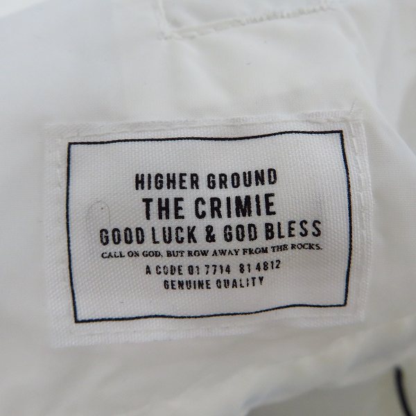 実際に弊社で買取させて頂いたTHE CRIMIE/クライミー GOOD LUCK&GOD BLESS ナイロン コーチジャケット/Mの画像 4枚目
