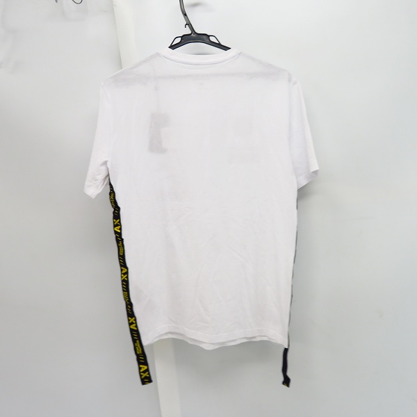実際に弊社で買取させて頂いた【未使用】ARMANI EXCHANGE/アルマーニエクスチェンジ ロゴプリント ポケット クルーネックTシャツ XSの画像 1枚目