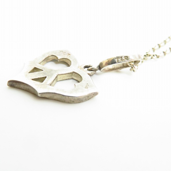 実際に弊社で買取させて頂いたLoree Rodkin/ローリーロドキン ゴシックピースハート ネックレス ペンダント の画像 3枚目