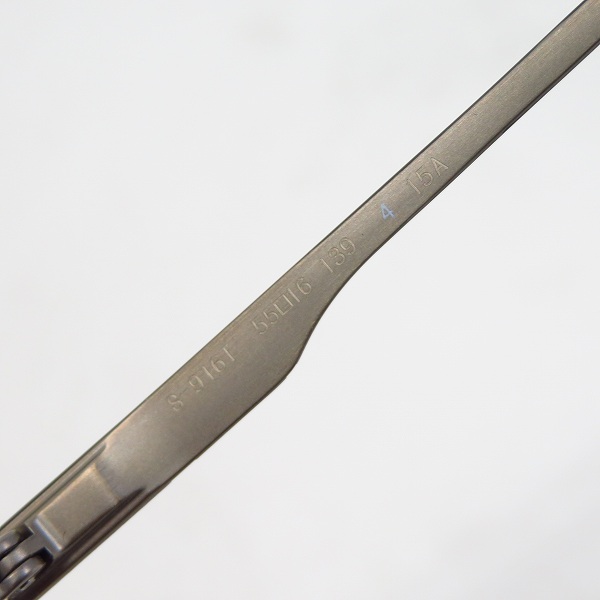 実際に弊社で買取させて頂いた999.9/フォーナインズ メガネフレーム アイウェア S-916Tの画像 4枚目