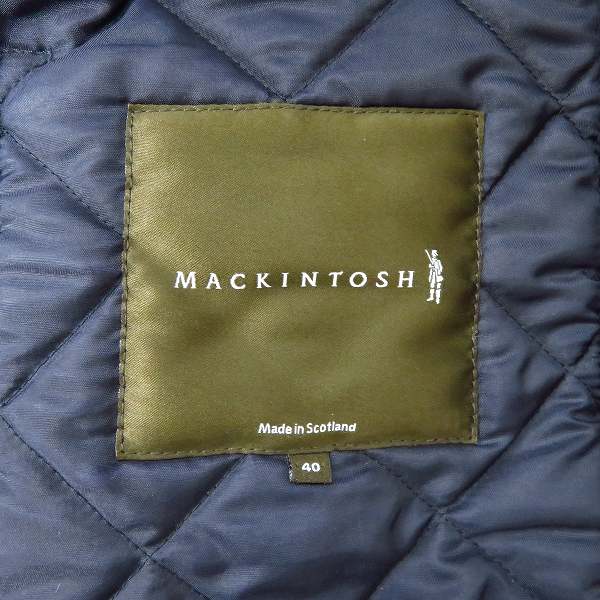 実際に弊社で買取させて頂いたMACKINTOSH/マッキントッシュ キルティング ジャケット/40の画像 3枚目