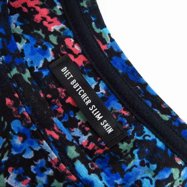 実際に弊社で買取させて頂いたDIET BUTCHER SLIM SKIN/ダイエットブッチャースリムスキン 総柄 Tシャツ/1の画像 2枚目