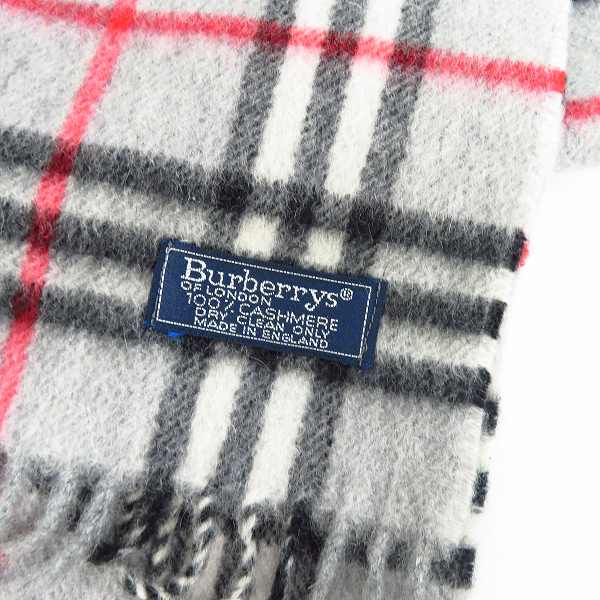 実際に弊社で買取させて頂いたBurberry's/バーバリーズ チェック柄 カシミヤ マフラーの画像 1枚目