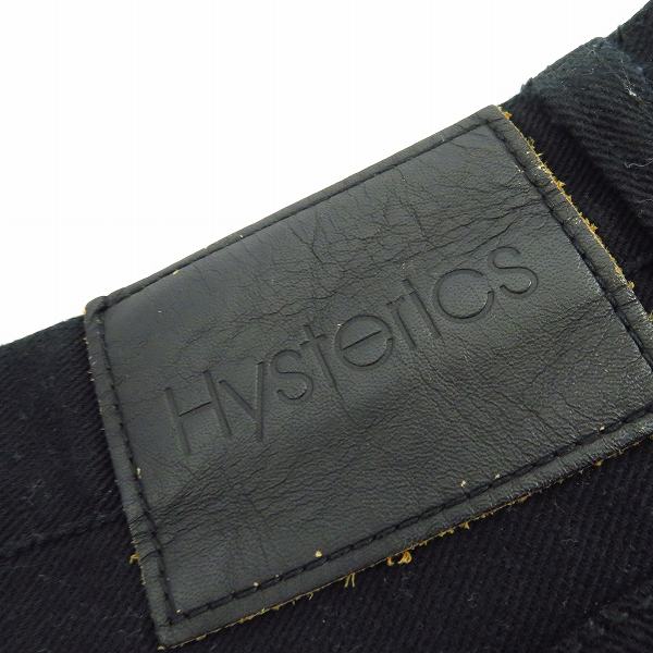 実際に弊社で買取させて頂いたHYSTERICS/ヒステリックス スタッズ装飾 スリムパンツ ブラック size：XXS の画像 2枚目