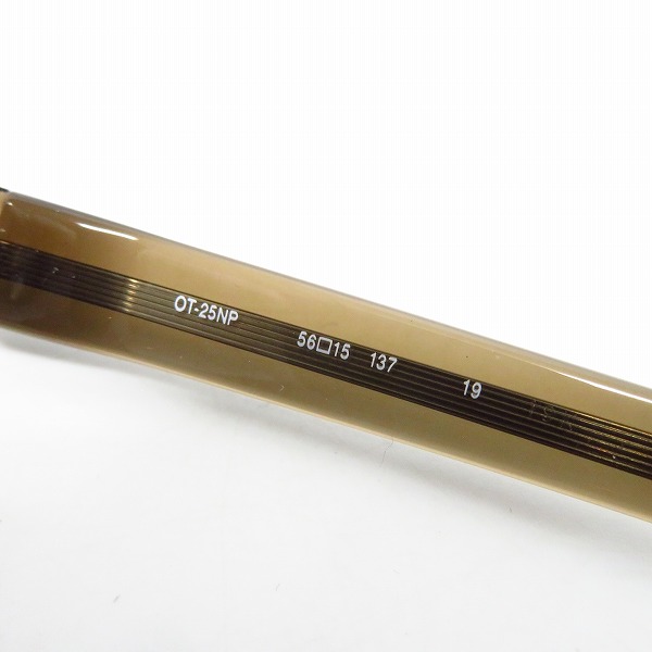 実際に弊社で買取させて頂いた999.9/フォーナインズ 25周年 奥田民生モデル アイウェア/サングラス OT-25NPの画像 4枚目