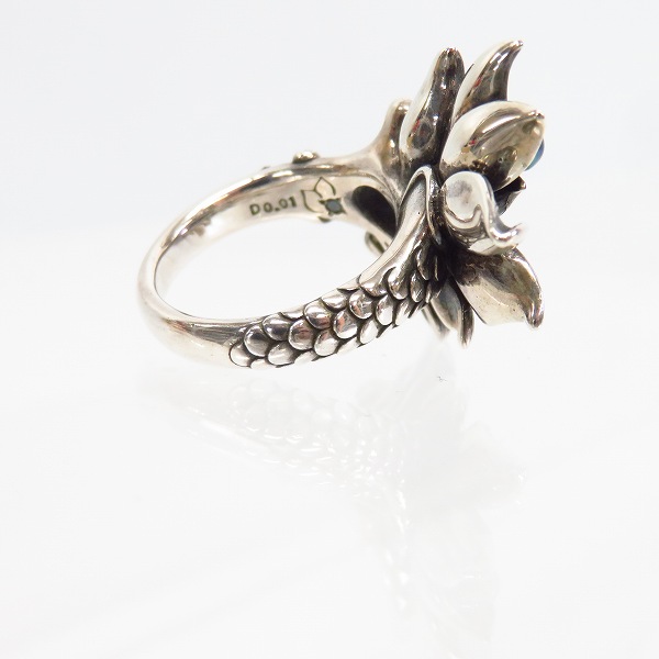 実際に弊社で買取させて頂いた【ギャラ付き】Bloody Mary/ブラッディマリー サマフェス限定 ルミネセンス リングｗ/アメジスト＆ホワイトトパーズ/15号の画像 3枚目