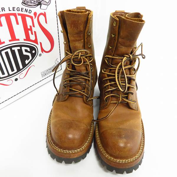 実際に弊社で買取させて頂いたWHITE'S BOOTS/ホワイツブーツ 375V SMOKE JUMPER スモークジャンパー ブラウン 8.5E